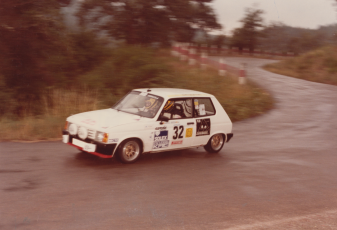 Carles Bosch-Víctor Capdevila (Talbot Samba Rallye). Rally Osona 1984 / Foto: Fotocursa
